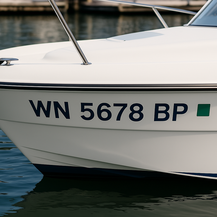 Custom Boat Names vs. Registration Numbers: What’s Required and What’s Just for Fun?