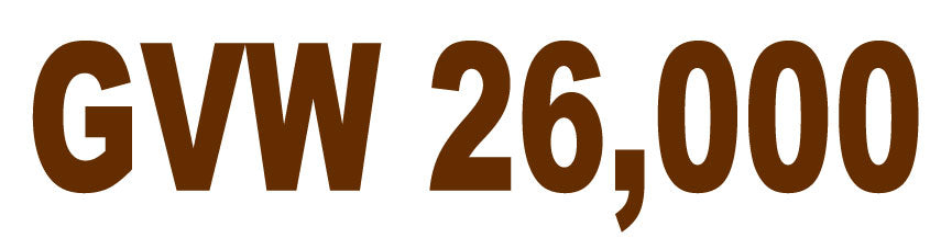 24x6 GVW Number Magnetic Sign