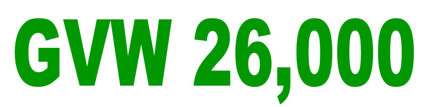 24x6 GVW Number Magnetic Sign