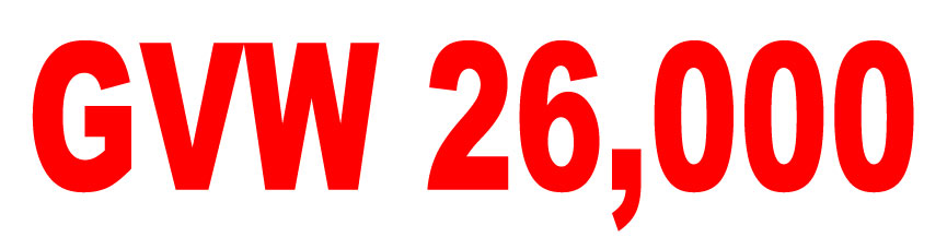 24x6 GVW Number Magnetic Sign