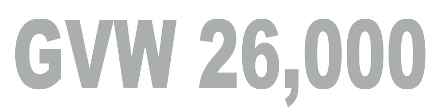 24x6 GVW Number Magnetic Sign