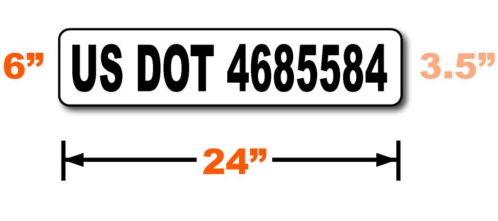 US Dot magnetic sign meeting regulations