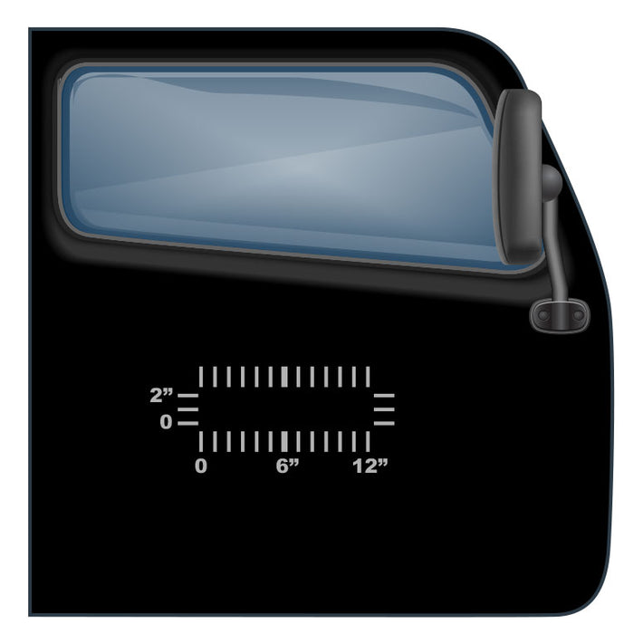 2" lettering by 12" - Custom US DOT Sticker - Minimum for Cheapest USDOT Compliance | $2.49