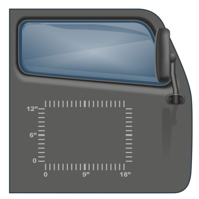 US DOT Sticker for Semis and Trucks - 18"x12" - 3 Lines of Text | Design and Order Online