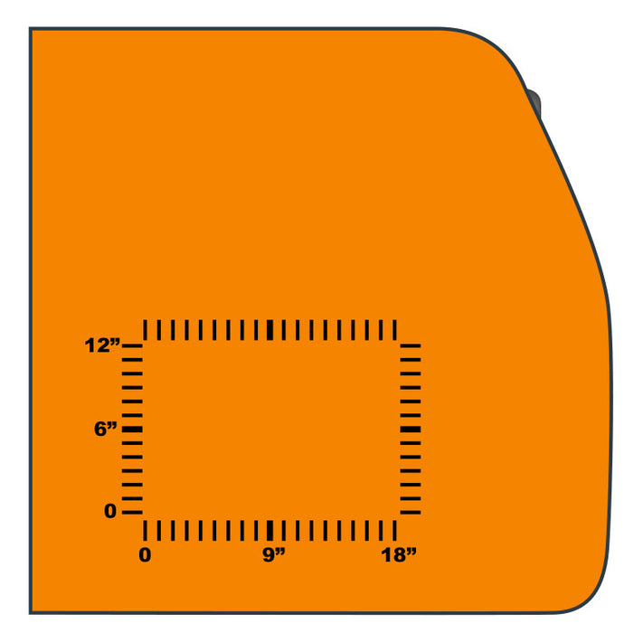US DOT Sticker for Semis and Trucks - 18"x12" - 3 Lines of Text | Design and Order Online