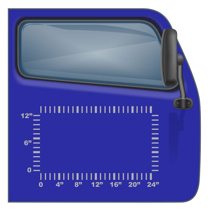 US DOT Number Kit with 3 Lines of Text (24"x12") | Instant Preview, Order Vinyl Decals Online