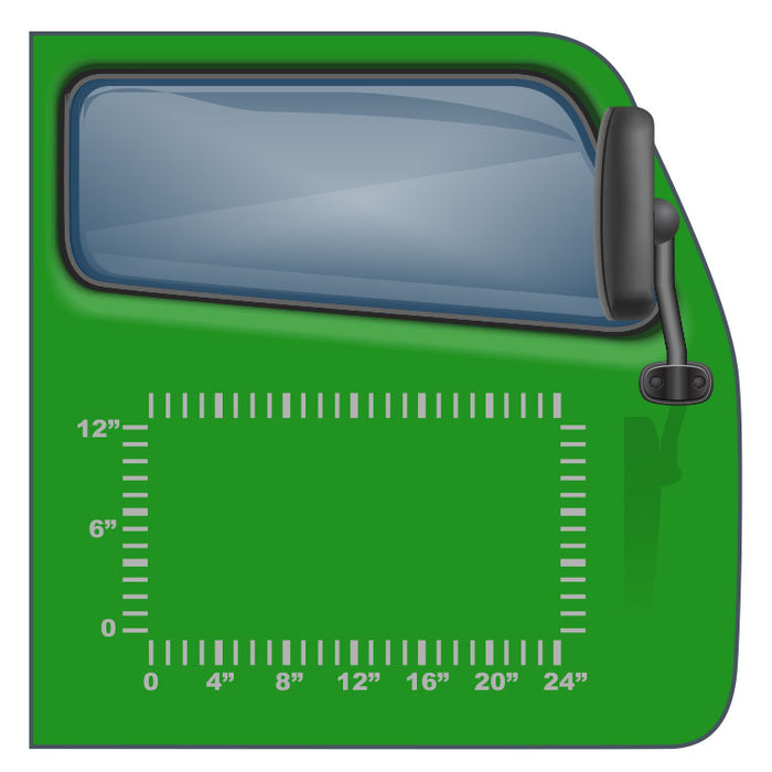 US DOT Number Kit with 3 Lines of Text (24"x12") | Instant Preview, Order Vinyl Decals Online