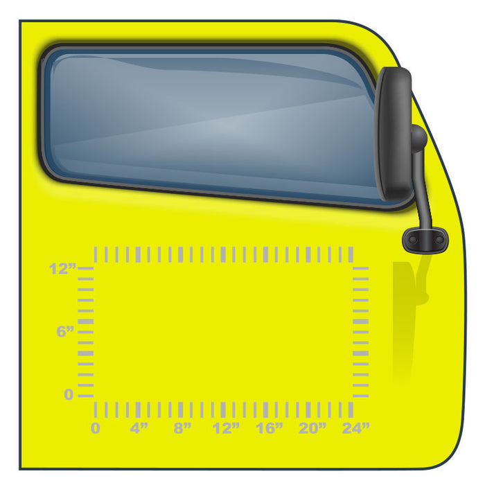 US DOT Number Kit with 3 Lines of Text (24"x12") | Instant Preview, Order Vinyl Decals Online