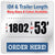 Fleet Number Truck Decals, Trailer Length, and Vehicle ID Number Stickers