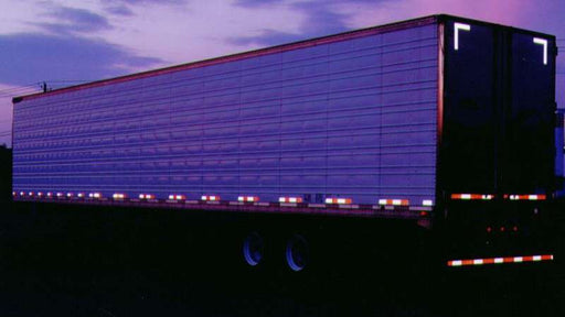 Semi Trailer reflective tape red and white