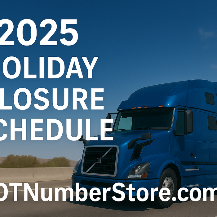 2025 Holiday Closure Schedule