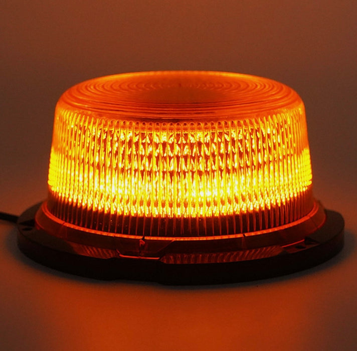 Amber LED Beacon Light for Plow Trucks, Tow Trucks & Roadside Safety Vehicles