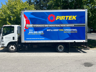 Semi Tractor Trailer Large Decals - Design Online with Instant Preview
