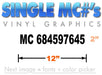 motor carrier sticker for MC number requlation