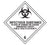 Class 6 Infectious Substance HAZMAT Warning Sticker Label