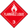 Class 3 Flammable Liquid HAZMAT Warning Sticker Label