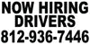 Now Hiring Drivers Sticker | Hiring New Driver Sign