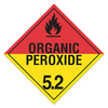 Class 5.2 Organic Peroxide HAZMAT Warning Sticker Label
