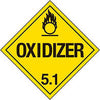 Class 5.1 Oxidizer 5.1 Placard Decal or Magnetic Sign Placard