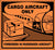 Cargo Aircraft Only HAZMAT Warning Sticker Label