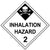Class 2 Inhalation Hazard HAZMAT Warning Sticker Label for Bottled Gas