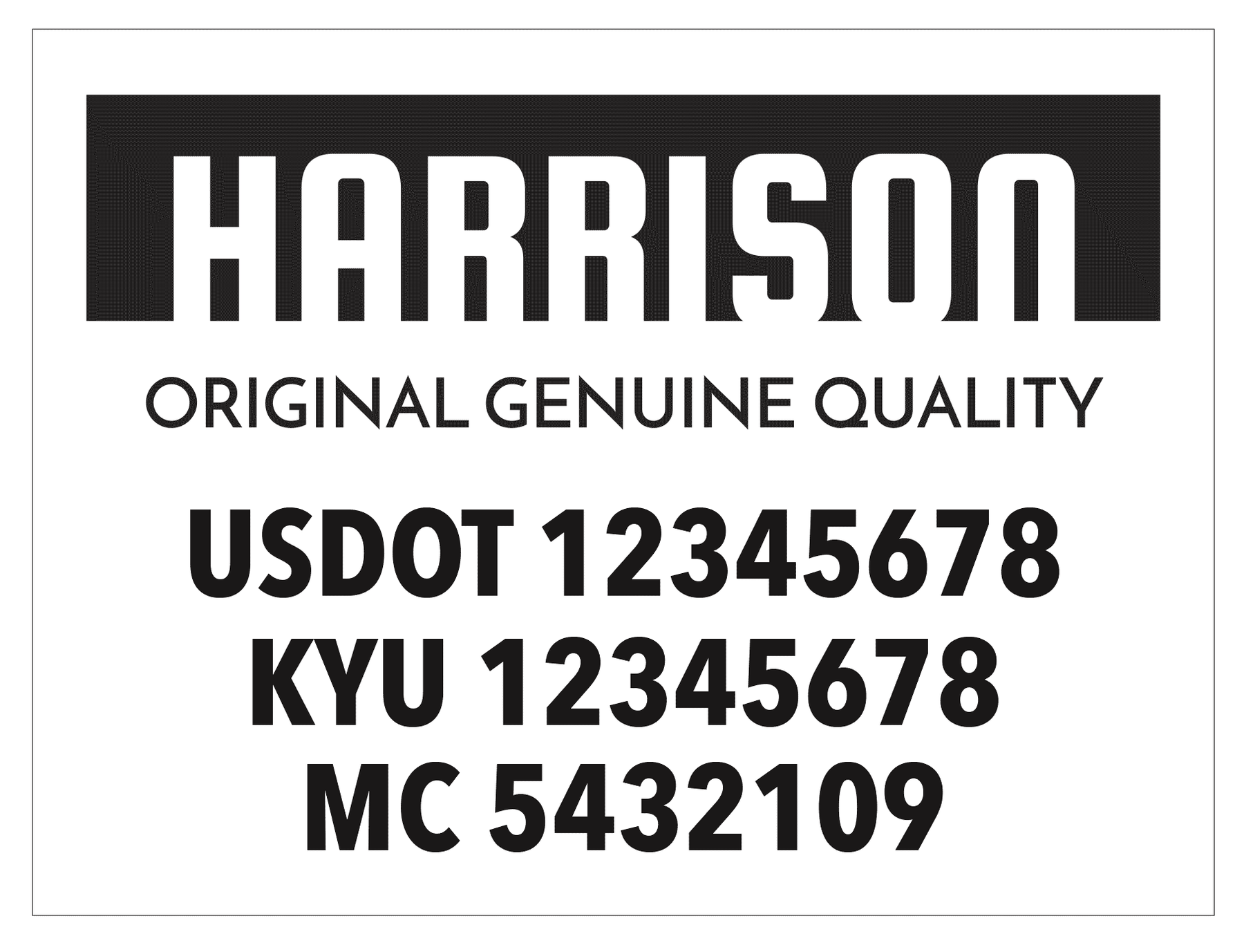 USDOT Compliant Magnets — Accent Signs & Graphics, Inc. -DotNumberStore.com
