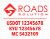Customizable Logo with USDOT Number Sticker | Mountain Road S6 | 24"x16"